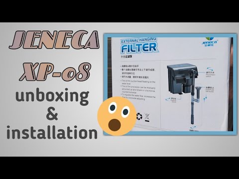 Jeneca XP-08 External Hanging Filter Unboxing