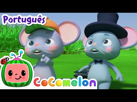 Capa de O rato do campo e o rato da cidade | Cocomelon em Português | Desenhos Animados e Músicas Infantis
