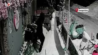 Ereğli'de Pes Dedirten Olay Bana Çarptı Deyip Kardan Adamı Dövdüler