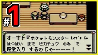 【GB】ポケットモンスターピカチュウ1匹縛り+αで殿堂入りをする！【女性実況】