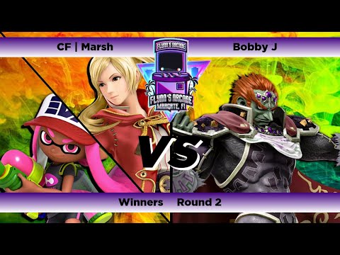 Flynn's Arcade 053 Winners Round 2 - CF | DBQ | Marsh (Inkling Robin) Vs Bobby J (Ganondorf) SSBU