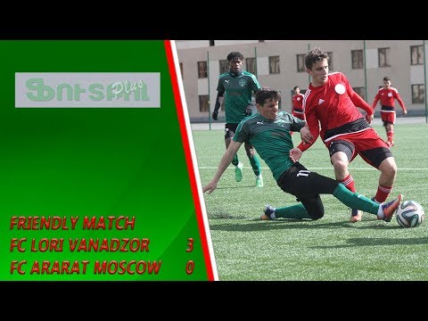 FC Lori - FC Ararat Moscow  3-0. Goals