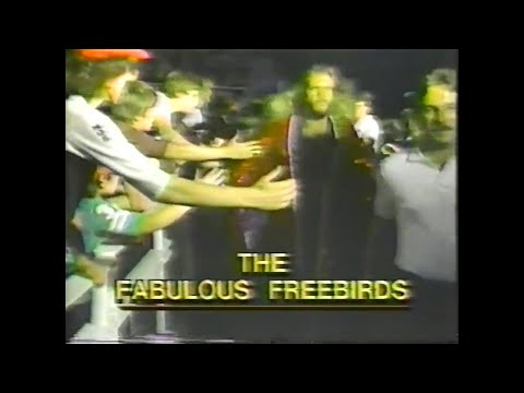 Fabulous Freebirds vs The Moondogs & Brian Mackney   All Star Wrestling Sept 30th, 1984