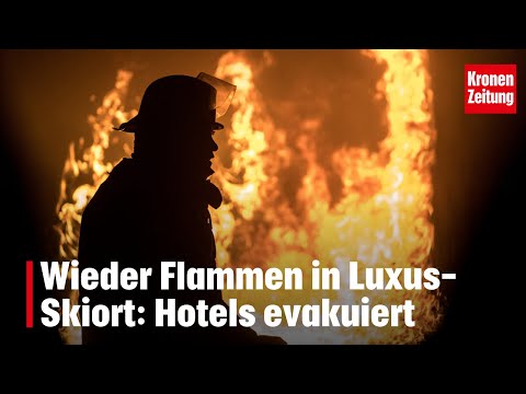 Fire in Courchevel: Flames again in luxury ski resort | krone.tv NEWS