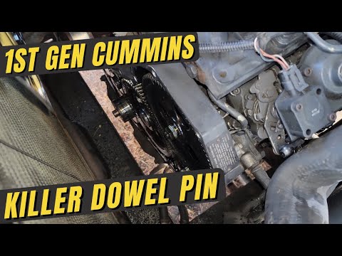 Tabbing the Killer Dowel Pin (KDP) | 1st Gen Cummins