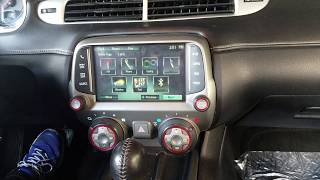 How to Remove Radio / Navigation / Display from Chevy Camaro 2014 for Repair.