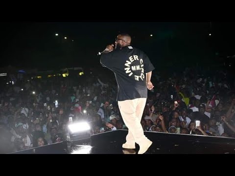 Cassper Nyovest performing 018 live at Fact Durban Rocks NYE 2023
