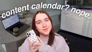 allow me to deinfluence you from content calendars