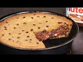 One Skillet Giant Chocolate Chip Nutella Cookies How Tasty Channel