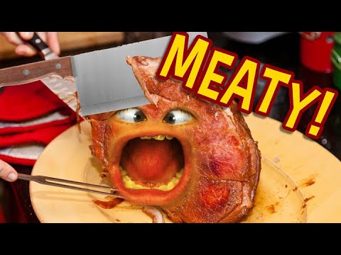 惱人的橙子--肉肉的混亂!(Supercut) (Annoying Orange - Meaty Mayhem! (Supercut))
