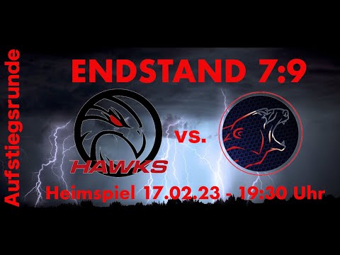 Meisterrunde: ESC Hassfurt HAWKS vs. ESV Burgau -  Endstand 7:9 - 17.02.23 + Dance Steps Showtanz