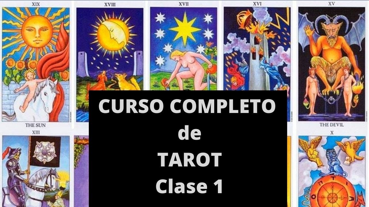 CURSO COMPLETO de TAROT GRATIS/ CLASE 1/ BIEN EXPLICADO
