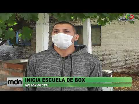 NELSON PILOTTI   INICIA ESCUELA DE BOX