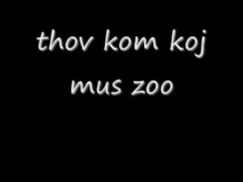 Tub Yaj - Thov Kom Koj Mus Zoo Lyrics
