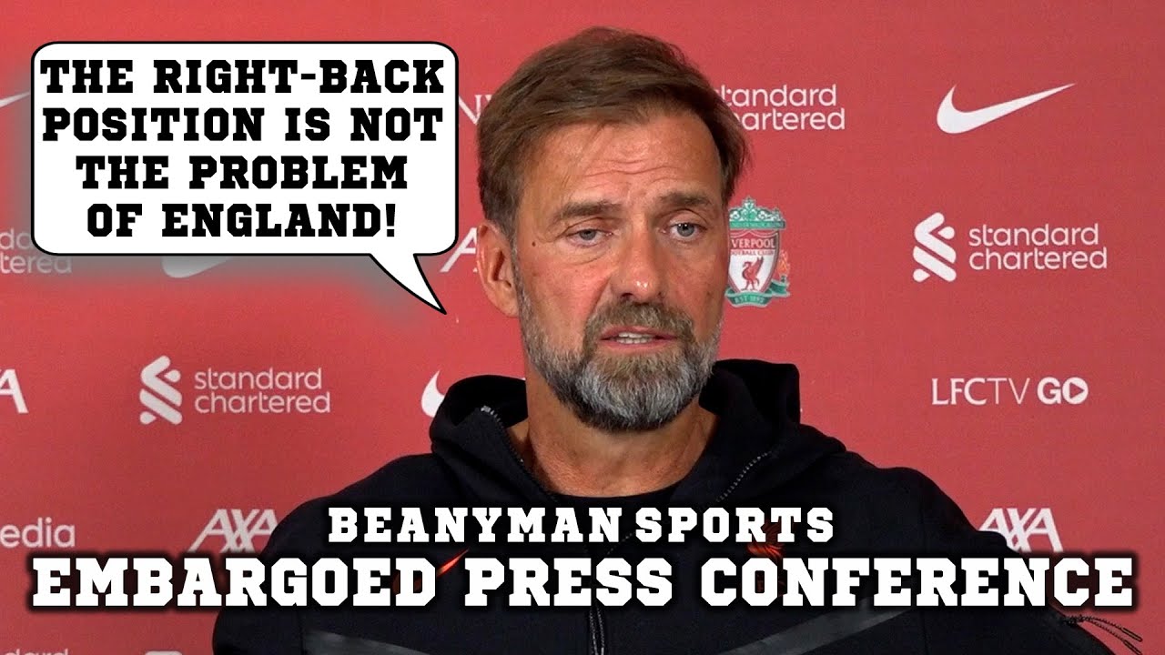 'The right-back position is NOT the problem of England!' | Liverpool v Brighton | Klopp Embargo