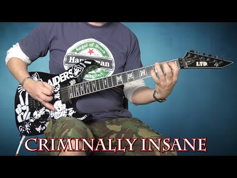 Slayer - Criminally Insane - Guitar Cover With Solo