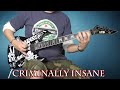 Slayer - Criminally Insane - Guitar Cover With Solo