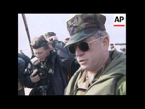 BOSNIA: SARAJEVO: NATO AMBASSADORS ARRIVE FOR TALKS WITH IFOR