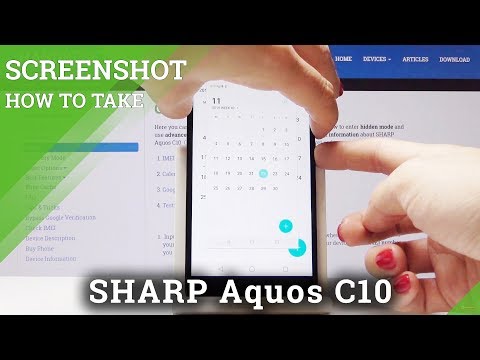 How to Screenshot in Sharp C10 - Save & Share Screenshot