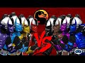 MORTAL KOMBAT MUGEN CPU MKP PROJECT CYRAX SEKTOR SMOKE SUBZERO Vs HYDRO NOOB SAIBOT RAIN TREMOR