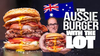 THE AUSSIE BURGER 'WITH THE LOT' (DID THE AUSSIES GO TOO FAR??) 🤯🇦🇺 | SAM THE COOKING GUY