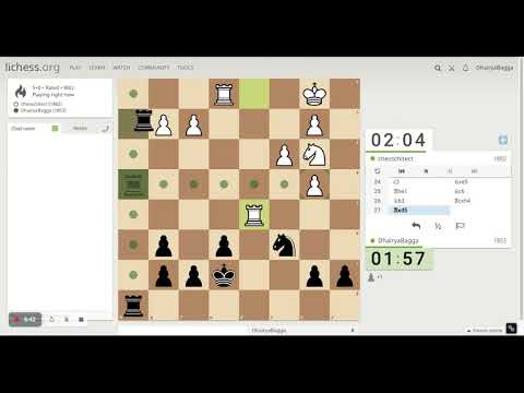 Chess Tactics To Remember #34: Never assume opponent's move order going for an exchange. Recheck!