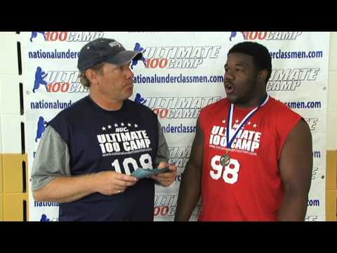 NUC - Edward Nixon - Sophomore Leadership Award - 2012 U100 Midwest Football Camp