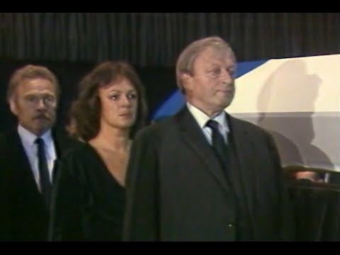Nekrolog a pohřeb Vladimíra Menšíka (Televizní noviny ČST 1988)