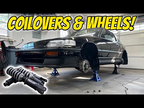 1988 CRX Si Restore Part 42 - Exterior Trim  & Maxpeedingrods T7 Coilovers