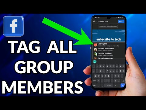 Efficiently Tag Everyone in a Facebook Group Using the Mobile App