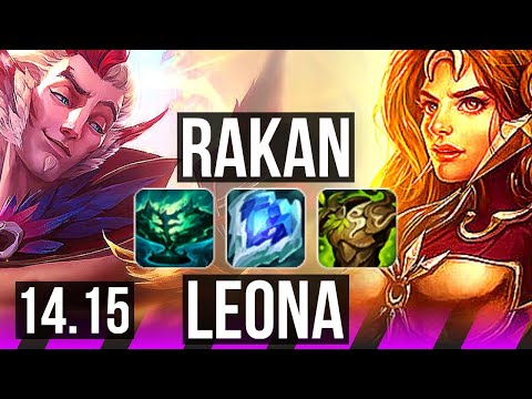 RAKAN & Xayah vs LEONA & Corki (SUP) | 12/1/17, 19k DMG, 67% winrate | EUW Challenger | 14.15