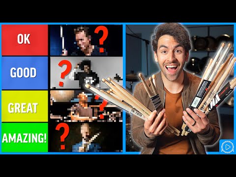 The BEST Signature Drum Sticks RANKED (Worst to Best!)