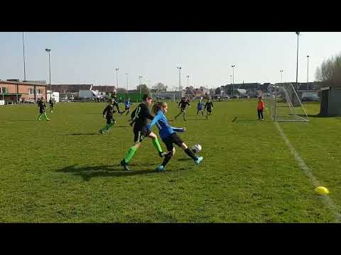 MATCH KVK NINOVE 1 - 6 FCV  DENDER U10 MAR 2022