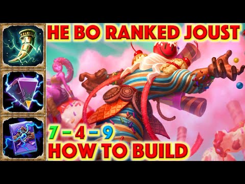 SMITE HOW TO BUILD HE BO - He Bo Ranked Joust Build + How To + Guide (Mid-Season 7) Rocky Road 2020