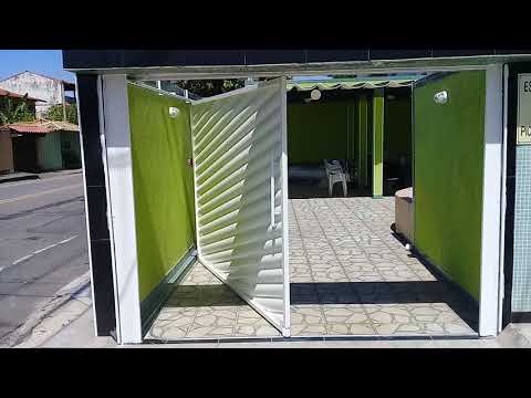 Portão deslizante para pouco espaço.