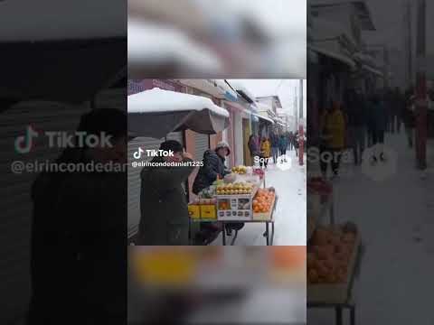 Tormenta de nieve en Cúcuta norte de Santander 