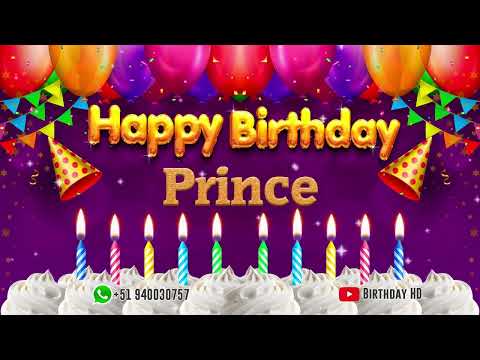 Prince Happy birthday To You - Happy Birthday song name Prince 🎁