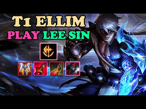 T1 ELLIM PLAYS JUNGLE LEE SIN VS REK'SAI - KR CHALLENGER PATCH 10.20