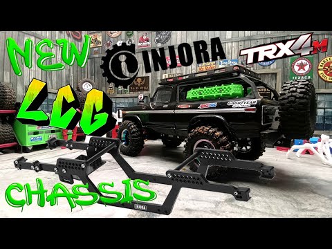 Injora Trx4m universal aluminium LCG Chassis Review and install #traxxastrx4m #injora #rc