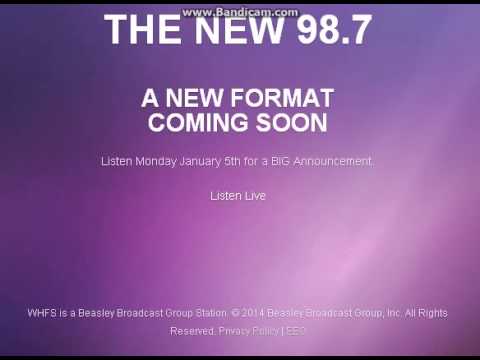 WHFS-FM TOTH ID The New 98.7 2014/12/10 9AM