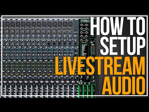 How To Get Audio For My Livestream