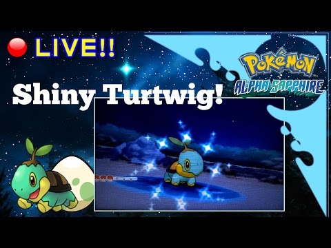 [LIVE!!] Shiny Turtwig Hatches in Pokémon Alpha Sapphire!