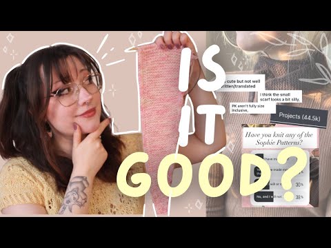 Is the Sophie Scarf Good?! | Knitting the Viral Sophie Scarf & Reading Your Opinions ♥ Shaiyeh