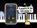 iPhone IOS Original Ringtone - EASY Piano tutorial