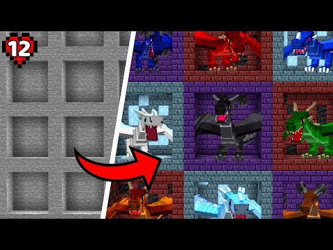 I Trapped Every Dragon in Minecraft Hardcore