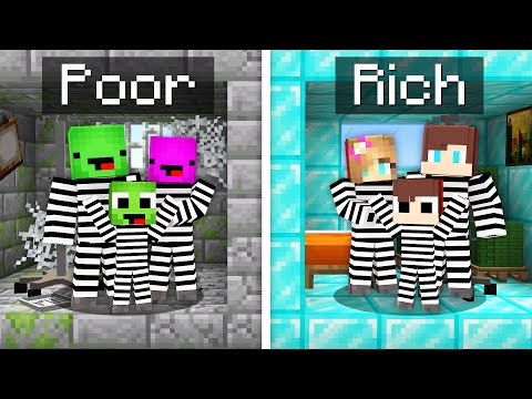 Shrek Craft: Rich vs Poor Jail in Minecraft!