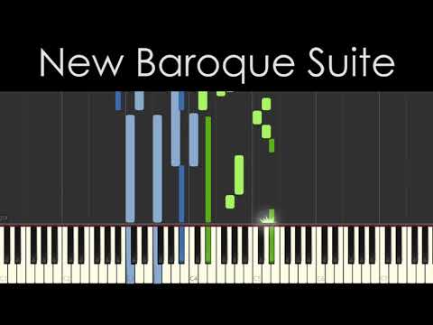 Ted Huggens - New baroque suite  [piano tutorial + sheet piano]