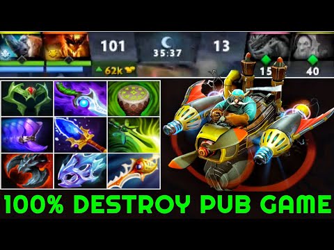 Ana [Gyrocopter] Pro Gyro Mid 100% Destroy Pub Game 35Min 70Kills Dota 2 Pro PUB Gameplay