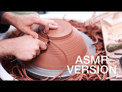 How to Throw and Trim Large Stoneware Bowls — ASMR Version