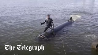 Ukraines new Marichka underwater suicide drone sho